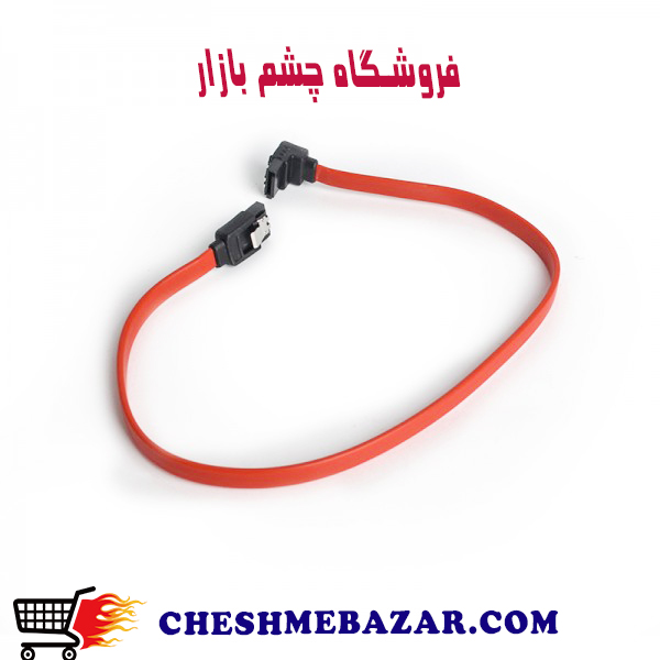 کابل دیتا ساتا قرمز قفل دار