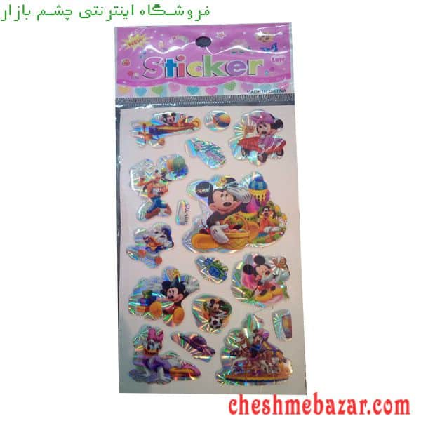 برچسب برجسته طرح میکی موس